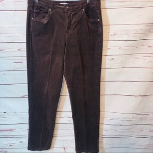 Bandolino Blu Corduroy Mandie Brown Pants